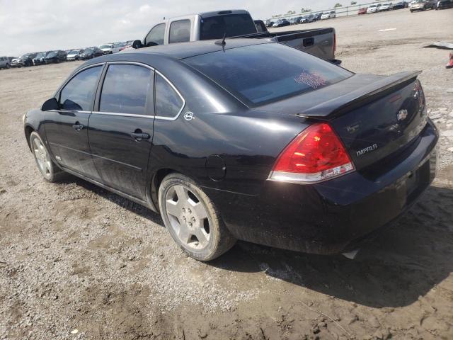 2G1WD58C769213805 - 2006 CHEVROLET IMPALA SUPER SPORT BLACK photo 2