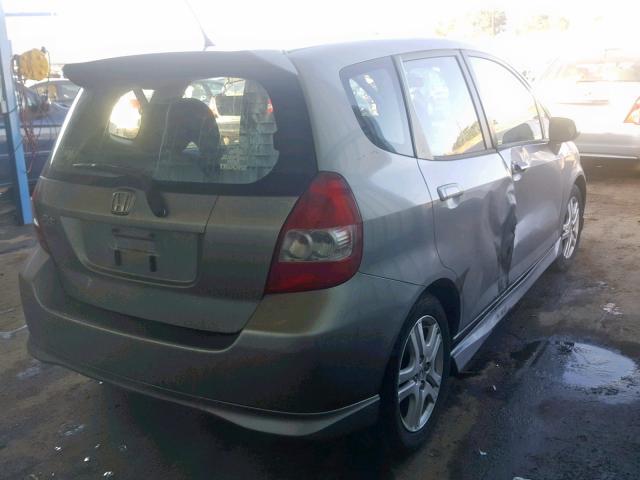 JHMGD38677S065065 - 2007 HONDA FIT S  photo 4