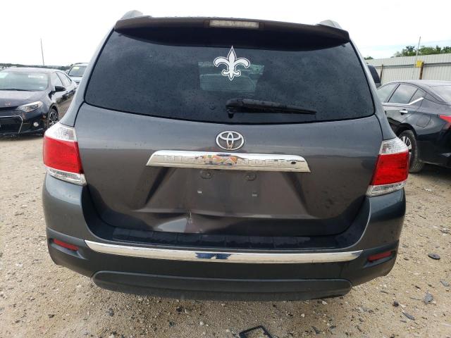 5TDYK3EH1DS096012 - 2013 TOYOTA HIGHLANDER LIMITED GRAY photo 6