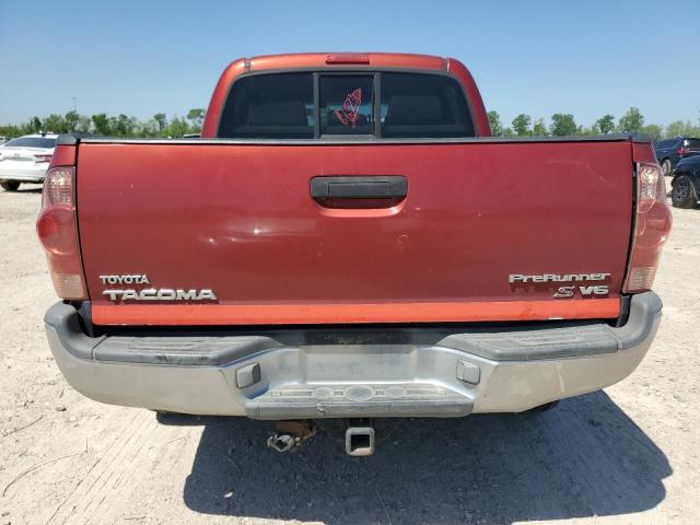 5TEJU62N15Z064334 - 2005 TOYOTA TACOMA DOUBLE CAB PRERUNNER RED photo 6