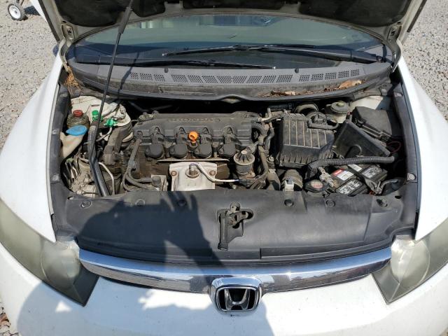 2HGFA16908H354564 - 2008 HONDA CIVIC EXL WHITE photo 11