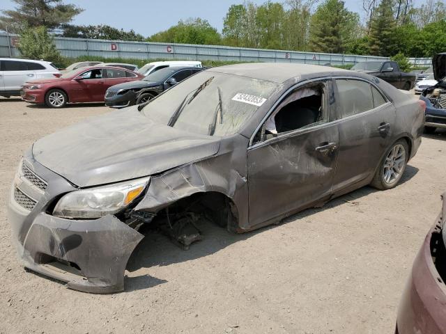 1G11D5RR2DF120966 - 2013 CHEVROLET MALIBU 1LT GRAY photo 1