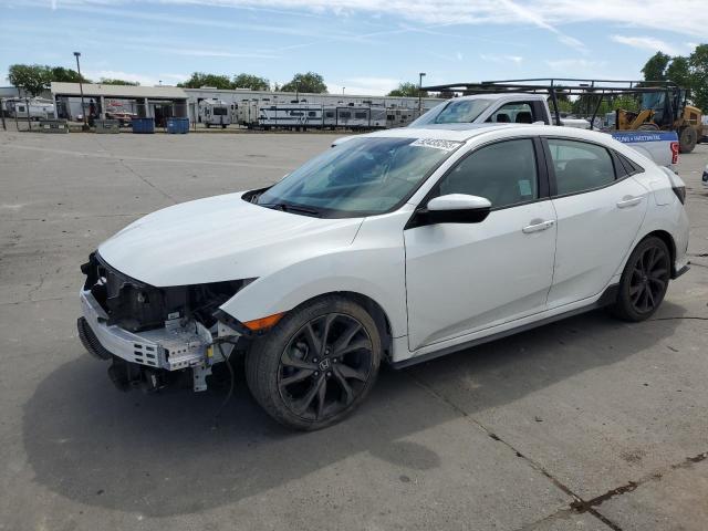 SHHFK7H95HU418176 - 2017 HONDA CIVIC SPORT TOURING WHITE photo 1