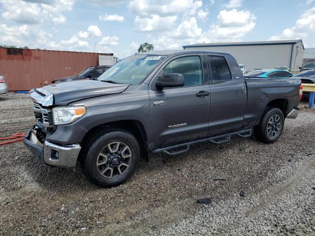 5TFRW5F18GX207515 - 2016 TOYOTA TUNDRA DOUBLE CAB SR/SR5 GRAY photo 1