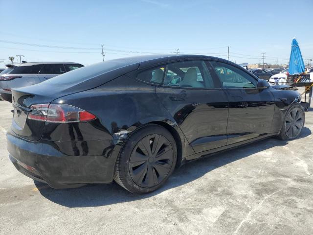 5YJSA1E58NF463934 - 2022 TESLA MODEL S BLACK photo 3
