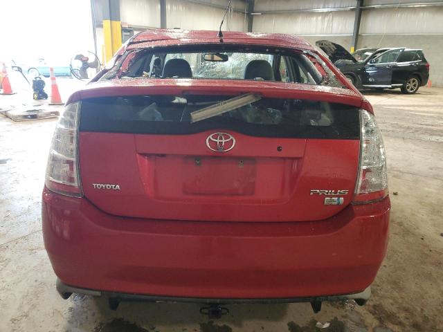 JTDKB20U197849057 - 2009 TOYOTA PRIUS RED photo 6