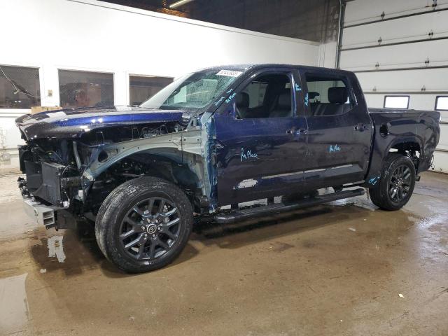 5TFNA5DB4NX010864 - 2022 TOYOTA TUNDRA CREWMAX PLATINUM 蓝色 照片 1