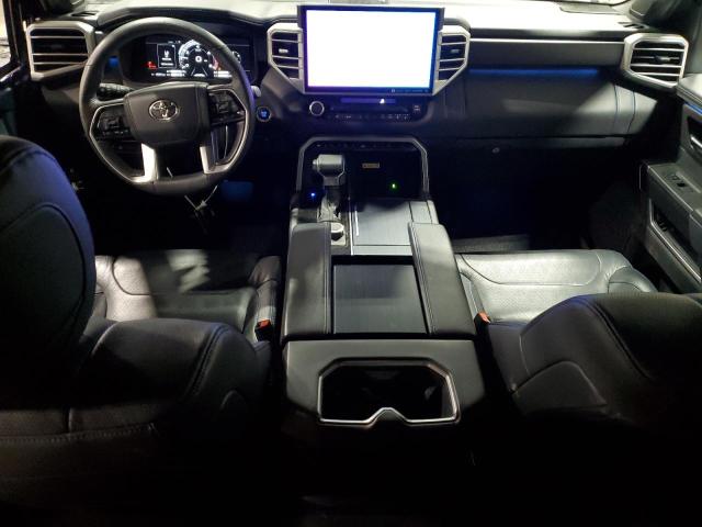 5TFNA5DB4NX010864 - 2022 TOYOTA TUNDRA CREWMAX PLATINUM 蓝色 照片 8