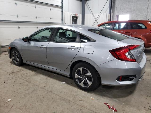 19XFC2F69KE049796 - 2019 HONDA CIVIC LX SILVER photo 2