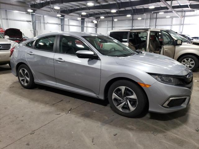 19XFC2F69KE049796 - 2019 HONDA CIVIC LX SILVER photo 4