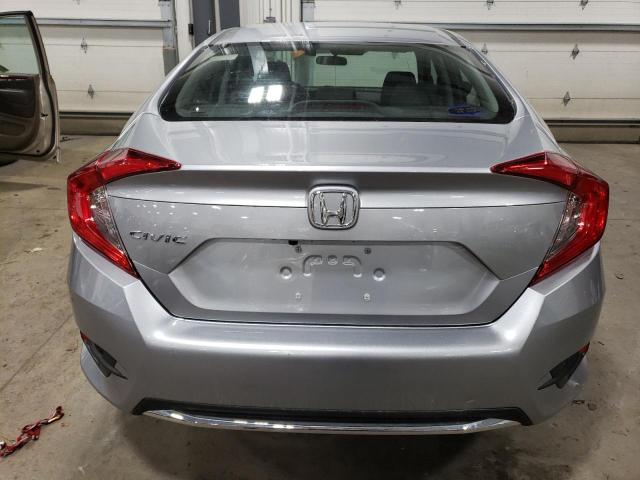 19XFC2F69KE049796 - 2019 HONDA CIVIC LX SILVER photo 6