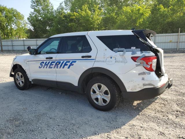 1FM5K8AB7NGA02952 - 2022 FORD EXPLORER POLICE INTERCEPTOR WHITE photo 2