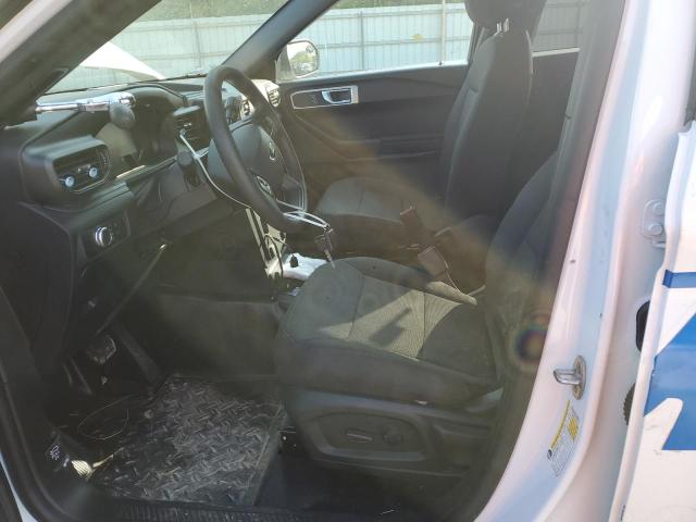 1FM5K8AB7NGA02952 - 2022 FORD EXPLORER POLICE INTERCEPTOR Weiß Foto 7