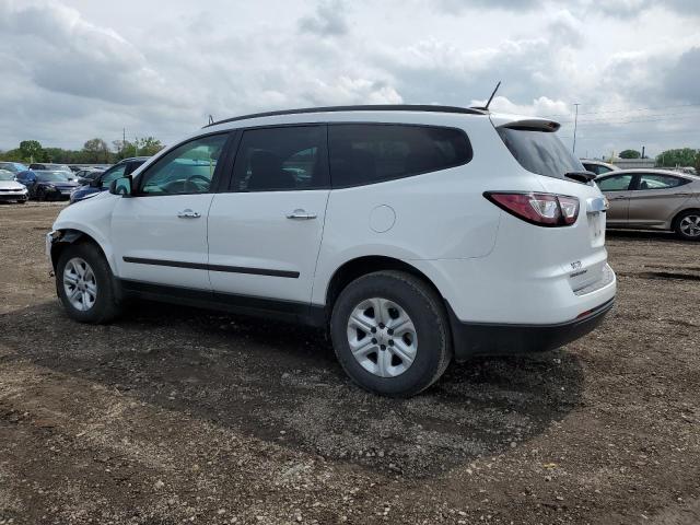 1GNKRFED8HJ110790 - 2017 CHEVROLET TRAVERSE LS WHITE photo 2