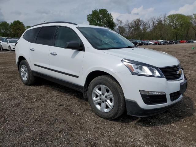 1GNKRFED8HJ110790 - 2017 CHEVROLET TRAVERSE LS WHITE photo 4