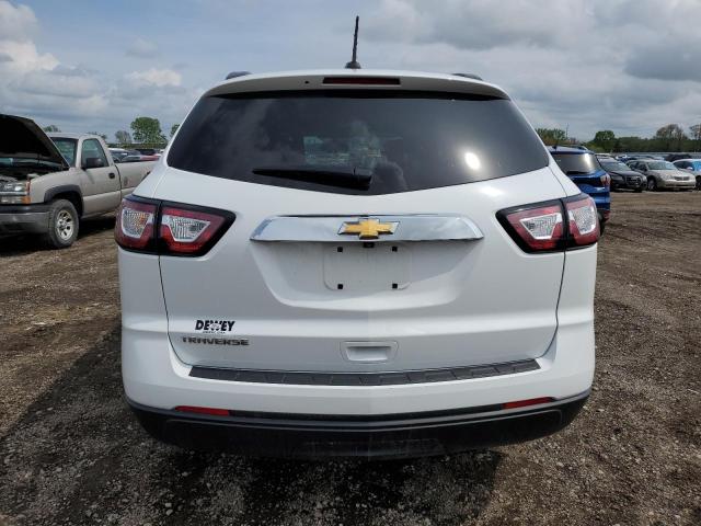 1GNKRFED8HJ110790 - 2017 CHEVROLET TRAVERSE LS WHITE photo 6