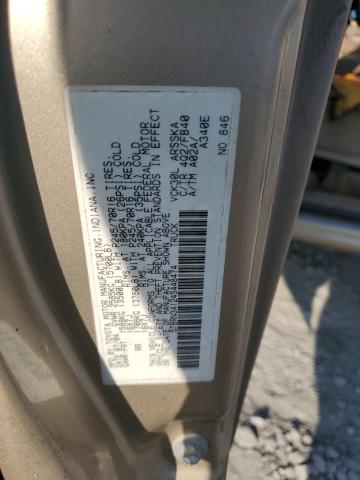 5TBRN34124S448474 - 2004 TOYOTA TUNDRA ACCESS CAB SR5 BEIGE photo 12