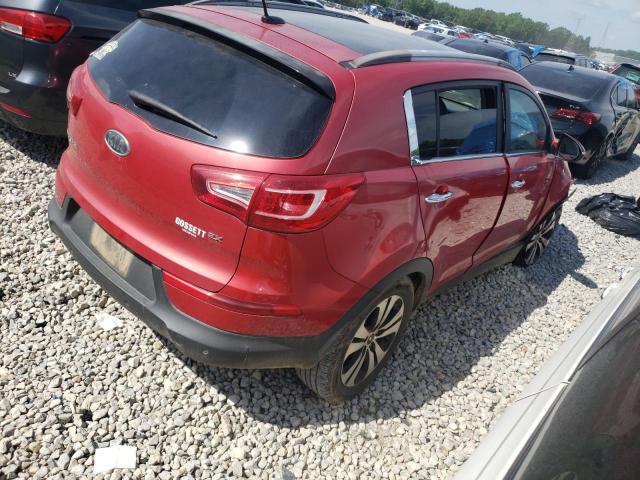 KNDPC3A25B7030919 - 2011 KIA SPORTAGE EX RED photo 3