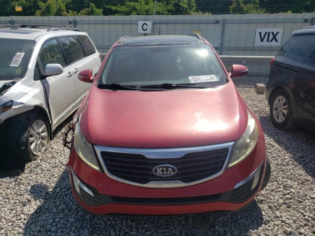 KNDPC3A25B7030919 - 2011 KIA SPORTAGE EX RED photo 5