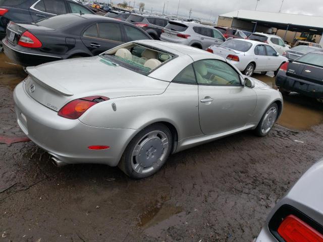 JTHFN48YX30040702 - 2003 LEXUS SC 430 SILVER photo 3