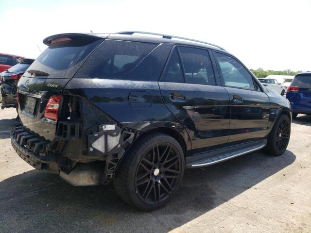 4JGDA5HB2CA034520 - 2012 MERCEDES-BENZ ML 350 4MATIC BLACK photo 3