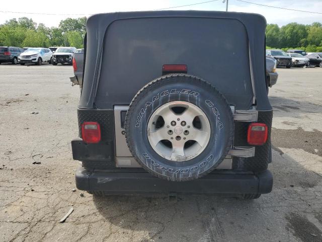 1J4FA49S72P710035 - 2002 JEEP WRANGLER / SPORT GRAY photo 6