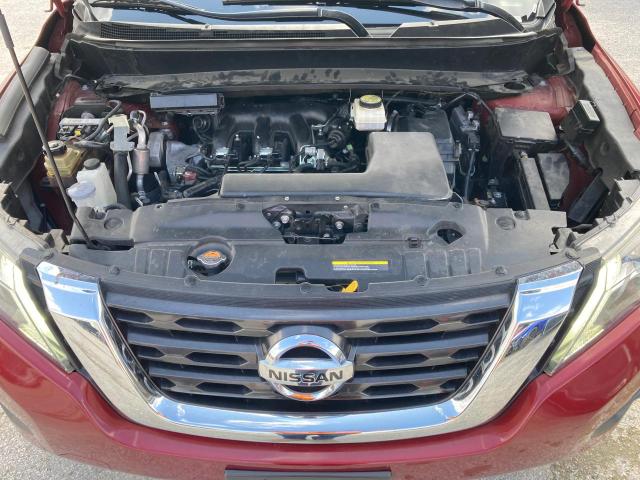 5N1DR2MN6JC658233 - 2018 NISSAN PATHFINDER S BURGUNDY photo 12