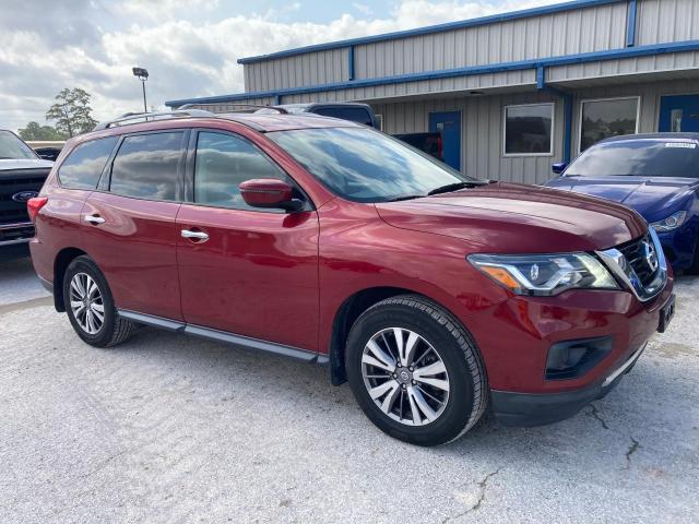 5N1DR2MN6JC658233 - 2018 NISSAN PATHFINDER S BURGUNDY photo 4