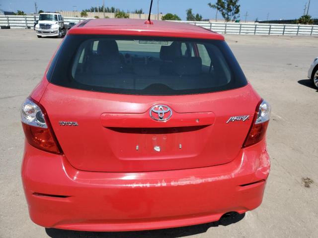 2T1KU40E09C190188 - 2009 TOYOTA COROLLA MA RED photo 6