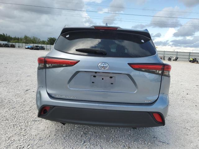 5TDGZRAH3MS054733 - 2021 TOYOTA HIGHLANDER XLE Gümüş foto 6