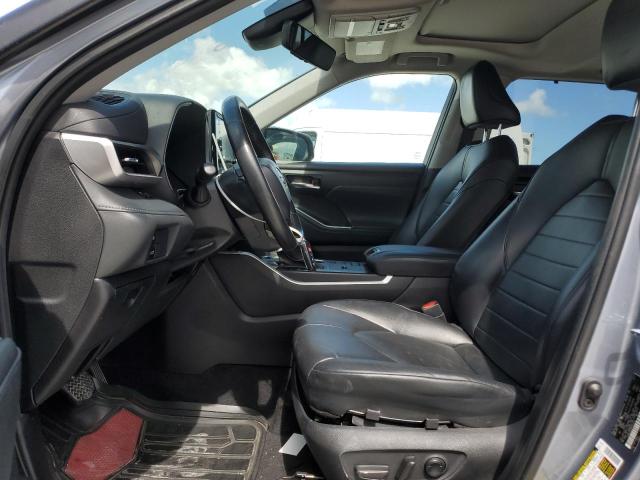 5TDGZRAH3MS054733 - 2021 TOYOTA HIGHLANDER XLE Gümüş foto 7