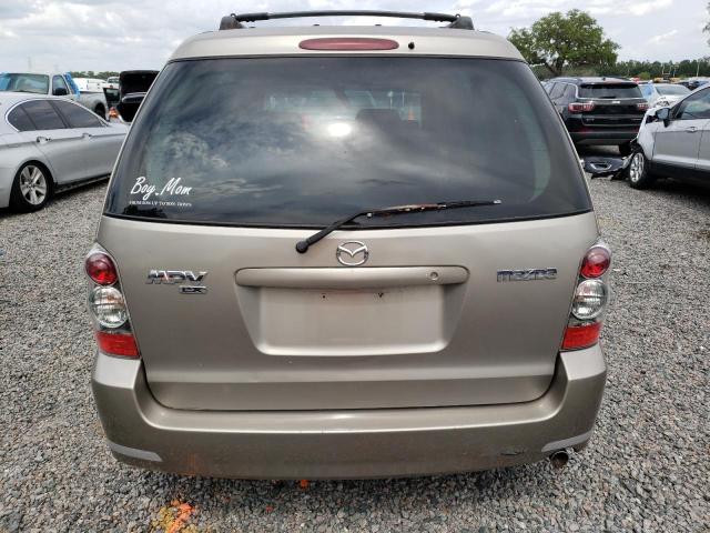 JM3LW28A560560343 - 2006 MAZDA MPV WAGON GRAY photo 6