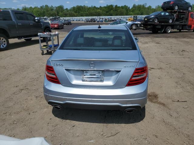 WDDGF8AB0DA819673 - 2013 MERCEDES-BENZ C 300 4MATIC SILVER photo 6