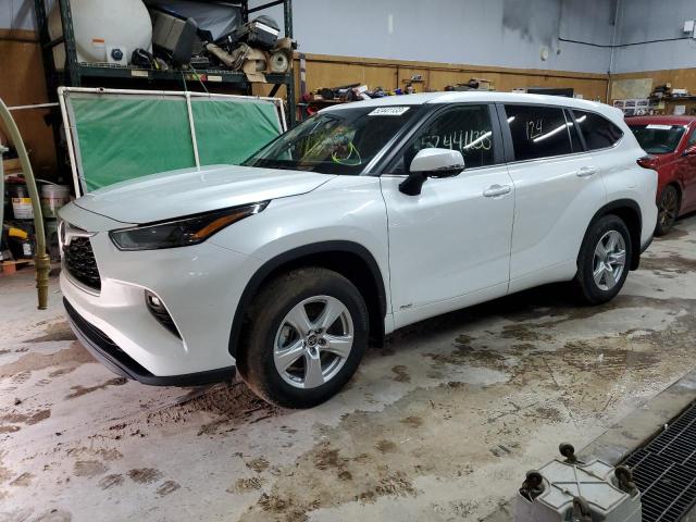 5TDBBRCH4PS119525 - 2023 TOYOTA HIGHLANDER HYBRID LE WHITE photo 1