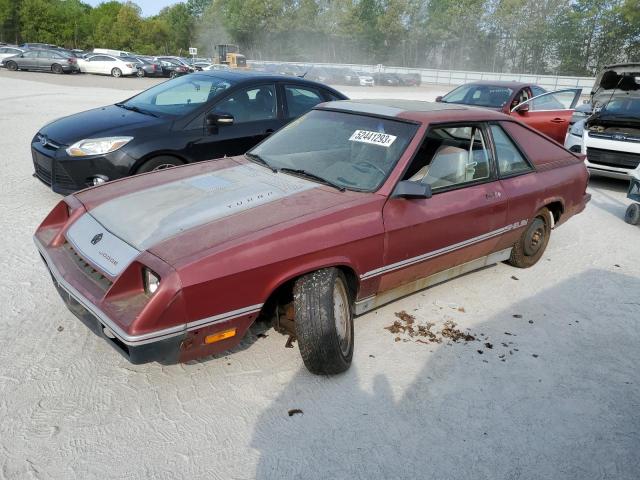 1B3BZ64E5FD180778 - 1985 DODGE SHELBY CHARGER RED photo 1