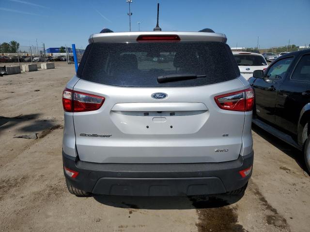 MAJ6P1UL0JC224391 - 2018 FORD ECOSPORT SE SILVER photo 6