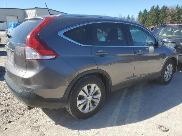 2HKRM4H74EH667345 - 2014 HONDA CR-V EXL GRAY photo 3