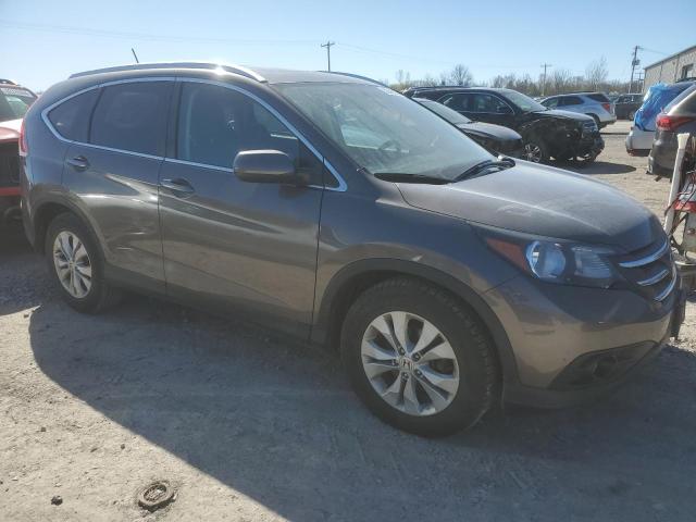 2HKRM4H74EH667345 - 2014 HONDA CR-V EXL GRAY photo 4