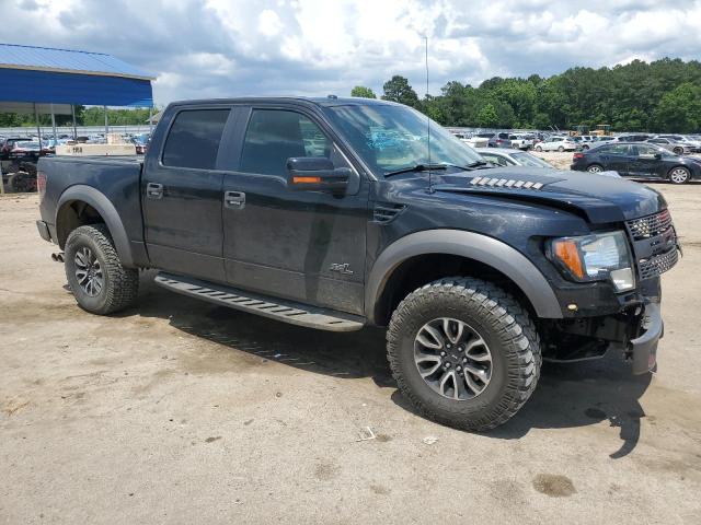 1FTFW1R61CFB61285 - 2012 FORD F150 SVT RAPTOR BLACK photo 4