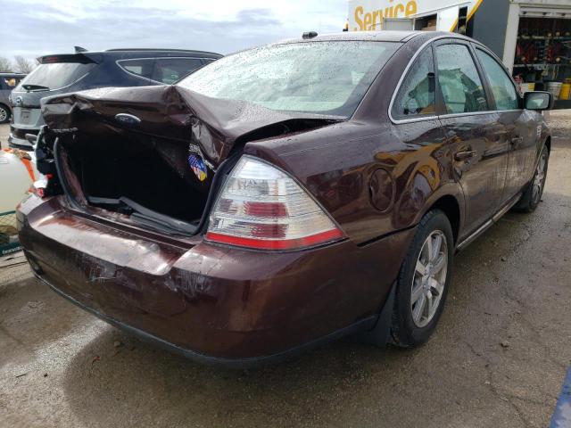 1FAHP24W09G102031 - 2009 FORD TAURUS SEL MAROON photo 3