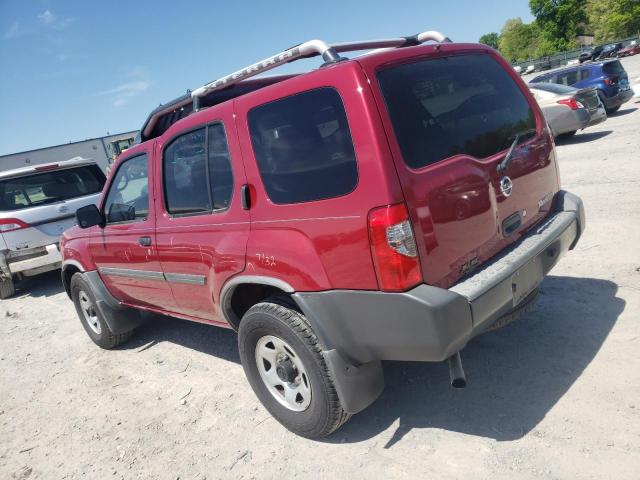 5N1DD28T23C696973 - 2003 NISSAN XTERRA XE RED photo 2