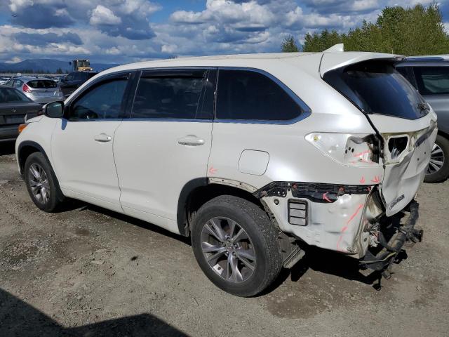 5TDJKRFH1FS098090 - 2015 TOYOTA HIGHLANDER XLE WHITE photo 2