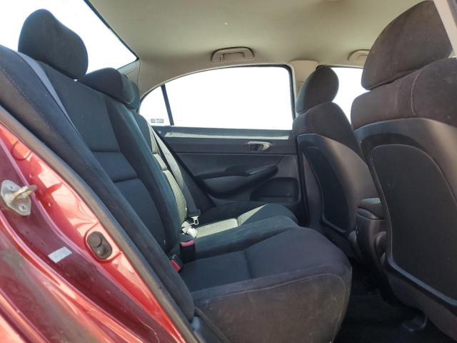 2HGFA16679H349918 - 2009 HONDA CIVIC LX-S მუქწითელი ფოტო 10