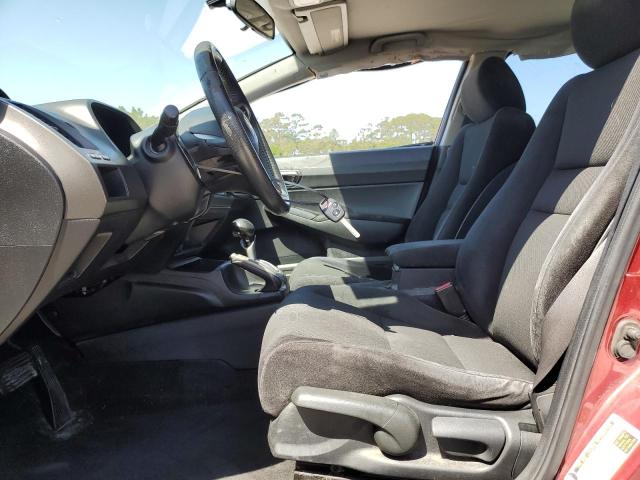 2HGFA16679H349918 - 2009 HONDA CIVIC LX-S მუქწითელი ფოტო 7