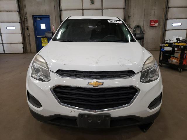 2GNFLEEK8G6233237 - 2016 CHEVROLET EQUINOX LS WHITE photo 5