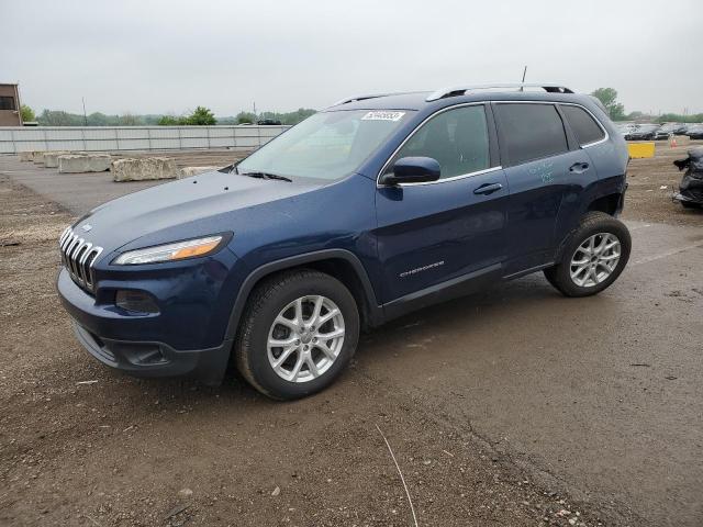 1C4PJLLB8JD590100 - 2018 JEEP CHEROKEE LATITUDE PLUS BLUE photo 1