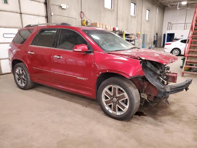 1GKKRTED7CJ413788 - 2012 GMC ACADIA DENALI RED photo 4