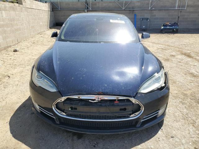 5YJSA1DP4DFP05278 - 2013 TESLA MODEL S BLUE photo 5
