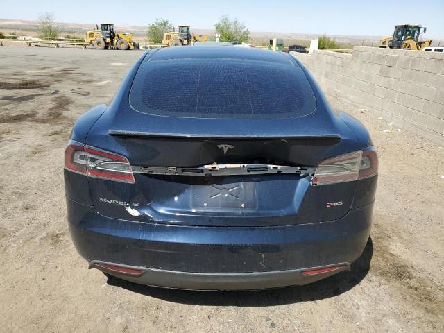 5YJSA1DP4DFP05278 - 2013 TESLA MODEL S BLUE photo 6