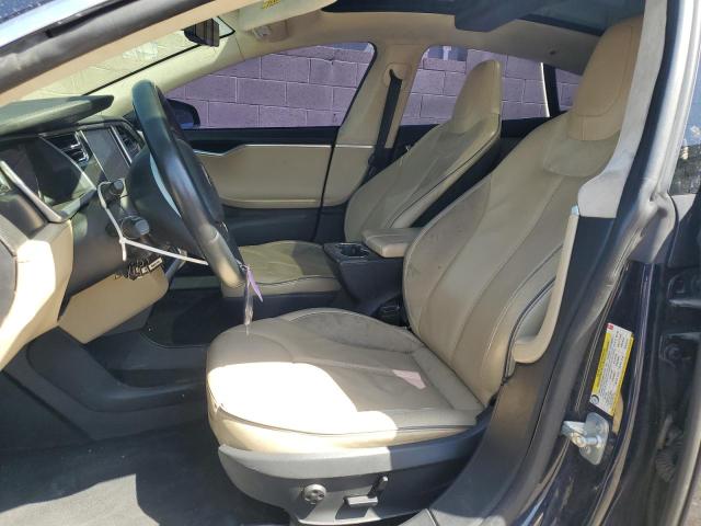 5YJSA1DP4DFP05278 - 2013 TESLA MODEL S BLUE photo 7